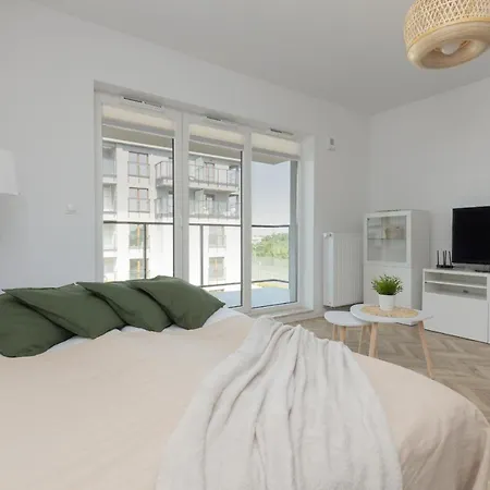 Ursus Sunny Studio For 4 Guests With Parking & Balcony By Noclegi Renters Warsaw Exterior photo
