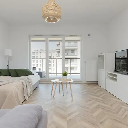 Ursus Sunny Studio For 4 Guests With Parking & Balcony By Noclegi Renters Warsaw Exterior photo