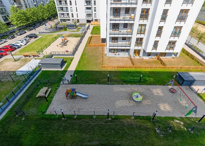 Ursus Sunny Studio For 4 Guests With Parking & Balcony By Noclegi Renters
