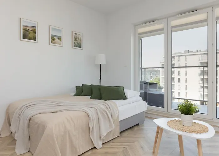 Ursus Sunny Studio For 4 Guests With Parking & Balcony By Noclegi Renters